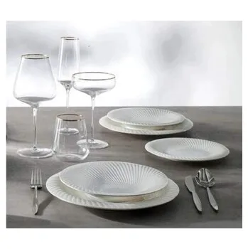 Talíř Jídelní porcelánová 18-ti dílná sada talířů Option BRANDANI