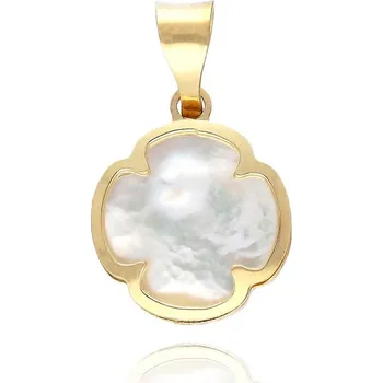 Přívěsek MOISS přívěsek ze žlutého zlata KVĚTINA