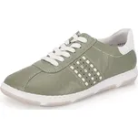 Dámská Dámské tenisky RIEKER 42408-52 zelená S6 42408-52 GREEN F/S6 37