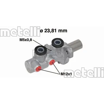 Brzdový válec Hlavní brzdový válec METELLI 05-0746