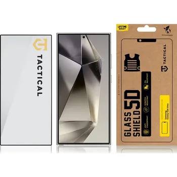 Telefonní příslušenství Tactical Glass Shield 5D sklo pro Samsung Galaxy S24 Ultra Black 8596311236815