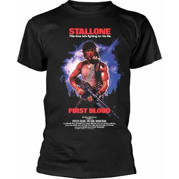 Rambo tričko, First Blood V.2 Black, pánské M