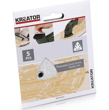 Kreator KRT210053 - 5x Brusný papír 3 x 90 na barvu - G40