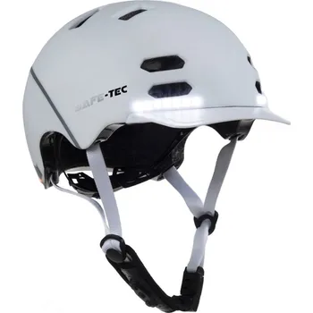 Cyklistická přilba Safe-Tec SK8 SAFE-TEC Chytrá Bluetooth helma/ SK8 White M