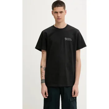 Bavlněné tričko Fjallraven Fjällräven Heavy Classic T-shirt F12600232 černá 99X, vel. L