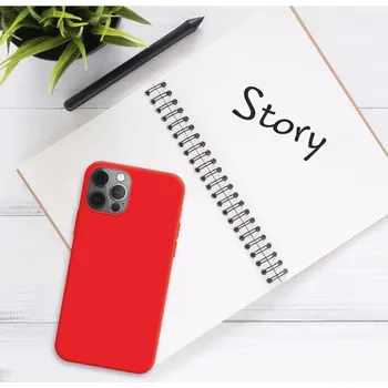 Pouzdro na mobilní telefon Zadní pogumovaný kryt FIXED Story pro Samsung Galaxy A54 5G, červený