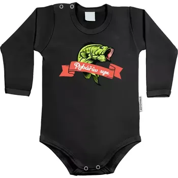 Kojenecký body Dětské body s dlouhým rukávem Rybářův syn