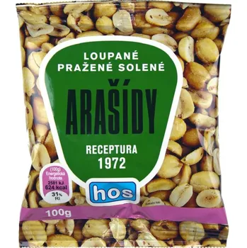 Semeno Arašídy loupané pražené solené RETRO [HOS,100g]