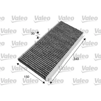 Ventilátor topení a klimatizace Filtr, vzduch v interiéru VALEO 715617