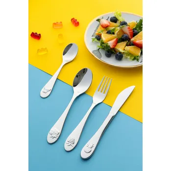 Příbor VIALLI DESIGN Frutti 4 ks. - příbory z nerezové oceli pro děti