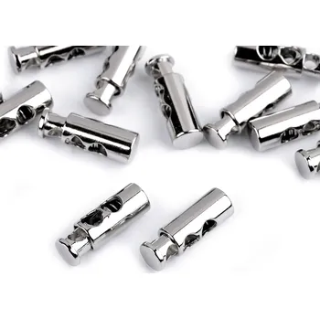 Kovové brzdičky 7x23 mm, střední, 1 nikl