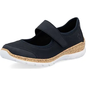 Dámské baleríny Dámské baleríny RIEKER N42B0-14 modrá S6 38