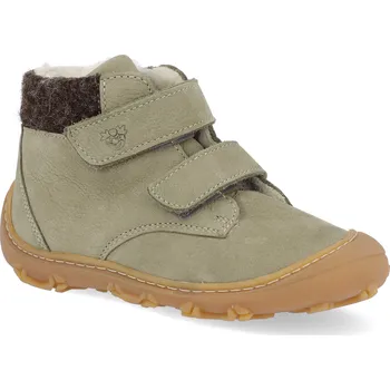 Barefoot dětské zimní boty Ricosta - Pepino Nico W zelené Velikost: 24