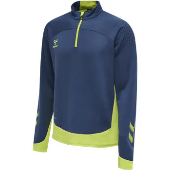 Pánská móda Triko s dlouhým rukávem Hummel LEAD HALF ZIP 207403-7642 Velikost 3XL