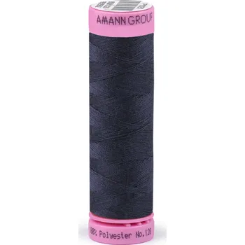 Nit Polyesterové nitě návin 100 m Aspo Amann, střední, 0821 Black Iris