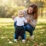 Dětské šusťákové kalhoty zateplené Wolf B2171 tmavě modré