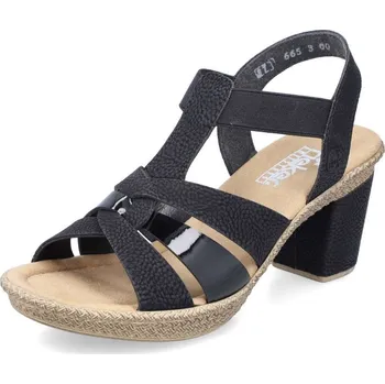 Dámské sandále Dámské sandály RIEKER 665K3-00 černá S6 41