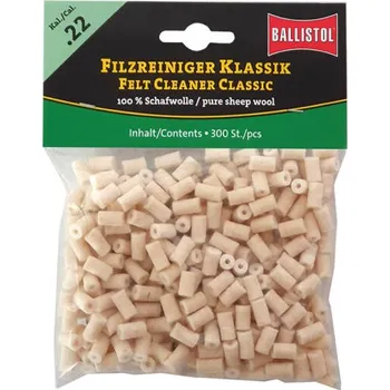 Příslušenství pro sportovní střelbu Plstěné válečky Ballistol Classic .22, 300 ks