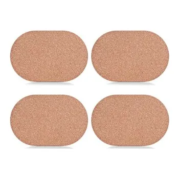 ZELLER Prostírání z korku sada 4ks ovál, 44x29cm