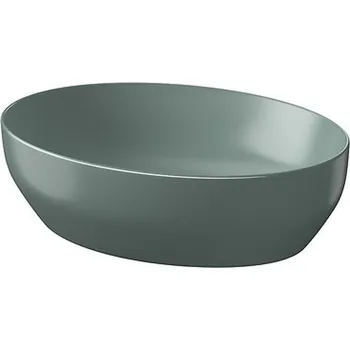 Umyvadlo CERSANIT 3D Umyvadlo Cersanit Farva 50 na desku oválné, zelená mat, K712-037 K712-037