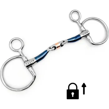 Udidlo pro koně Udidlo Baucher dvakrát lomené Sweet Iron Mattias Fager 13,5 cm