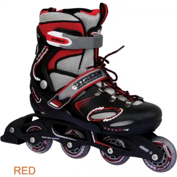 Kolečkové brusle Roztahovací inline brusle Tempish New Stream Red