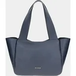 Shopper kabelka Ivory modrá/zlato