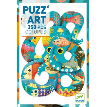 Puzzle Djeco Puzzle Octopus - 350 pcs