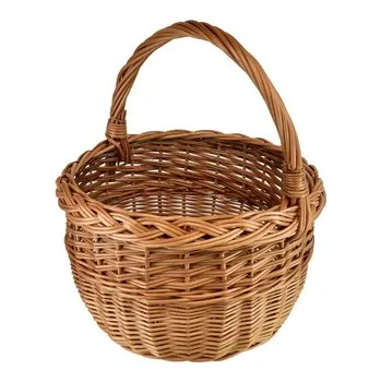 Nákupní košík Košík kulatý Bolerko Ø28×18/34 cm