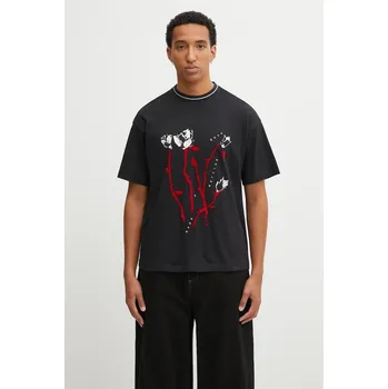 Pánské tričko Bavlněné tričko Napapijri x Martine Rose NP0A4I569411 černá 99X, vel. XS