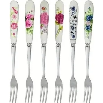 Příbor Sada 6 dezertních vidliček Flower BRANDANI