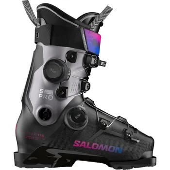 Sjezdové boty Dámské Lyžařské boty SALOMON ALP. BOOTS S-PRO SUPRA DUAL BOA 115W L47927400 – Černá 25/25,5