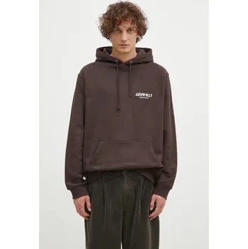 Dámská mikina Bavlněná mikina Gramicci Original Fredm Hoded Sweatshrt G4FU.J113 hnědá 89X, vel. L