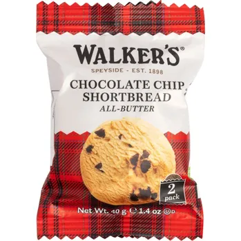 máslové sušenky s kousky čokolády 40g od Walkers