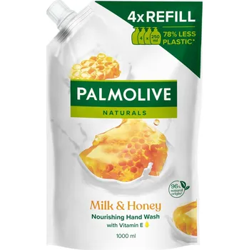 Mýdlo Palmolive Naturals Honey & Milk vyživujíci tekuté mýdlo – náhradní náplň