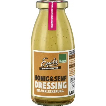 Omáčka Emils Dresink medovo-hořčicový 250 ml bio BIO BEZLEPEK Množství: 1 ks