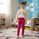 Dívčí legíny Wolf H2349B tmavě růžové