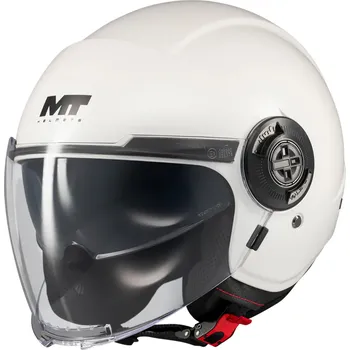 Helma na motorku MT Helmets Otevřená helma na motorku MT Viale SV S Pure A0 bílá L