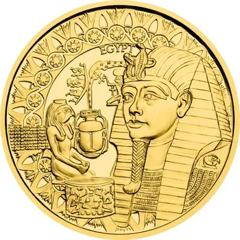 Zlatá půluncová mince Historie zlata - Staroegyptské zlatnictví proof