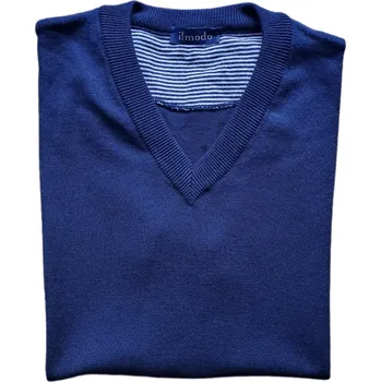 Pánský svetr Pánská vesta Ilmodo - navy Velikost: 62