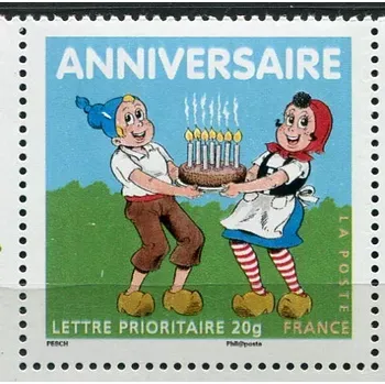 Poštovní známka Post France (2007) MiNr. 4295 I ** - Francie - blahopřání k narozeninám