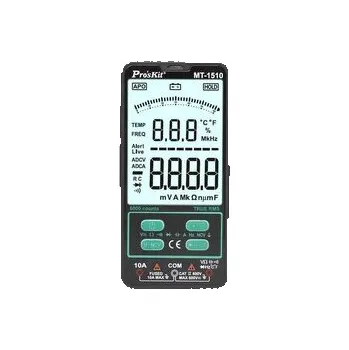 Posuvné měřítko Univerzální multimetr s automatickým rozsahem, DC 600V/10A, AC 600V/10A, 60MOhm, 100mF, 6kHz