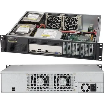 Serverovna Supermicro SuperChassis 523L-505B 2U Černá 500 W