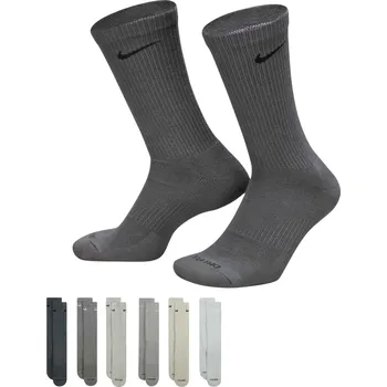 Pánské ponožky Vysoké bavlněné ponožky Nike EVERYDAY PLUS CUSHIONED CREW (6 PAIRS) vícebarevné SX6897-991 - XL | UK 8 | US 9
