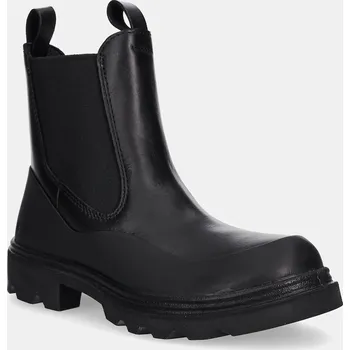 Dámská zimní obuv Kožené kotníkové boty Ecco Grainer Chelsea 214793.51052 černá 99X, EUR 42