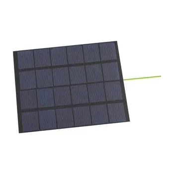 Fotovoltaický solární panel, 6V/330mA, 110x136mm, drátové vývody.