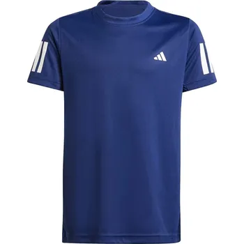 Dětské tričko adidas Boys Club Tennis Climacool 3-Stripes T-Shirt Dark Blue 140 cm