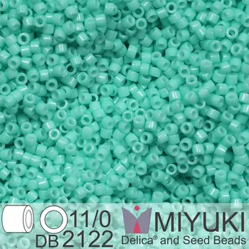Korálek Korálky Miyuki Delica 11/0. Barva Duracoat Dyed Opaque Catalina DB2122. Balení 5g.