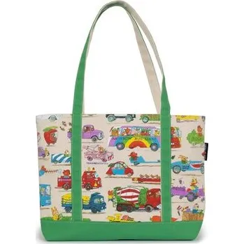 Richard Scarry: Cars and Trucks and Things That Go Large Zippered Tote - Out Of Print