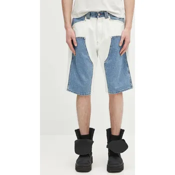 Pánské kraťasy Džínové šortky Aries Patchwork Western Carpenter Shorts AR3030503. modrá 55X, vel. 30